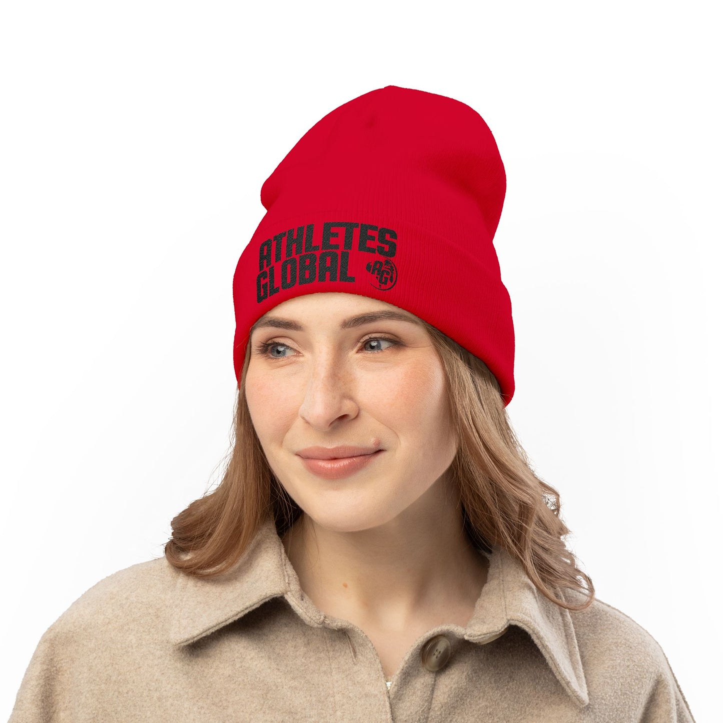 Athletes Global Embroidered Knit Beanie - Athletes Global Store