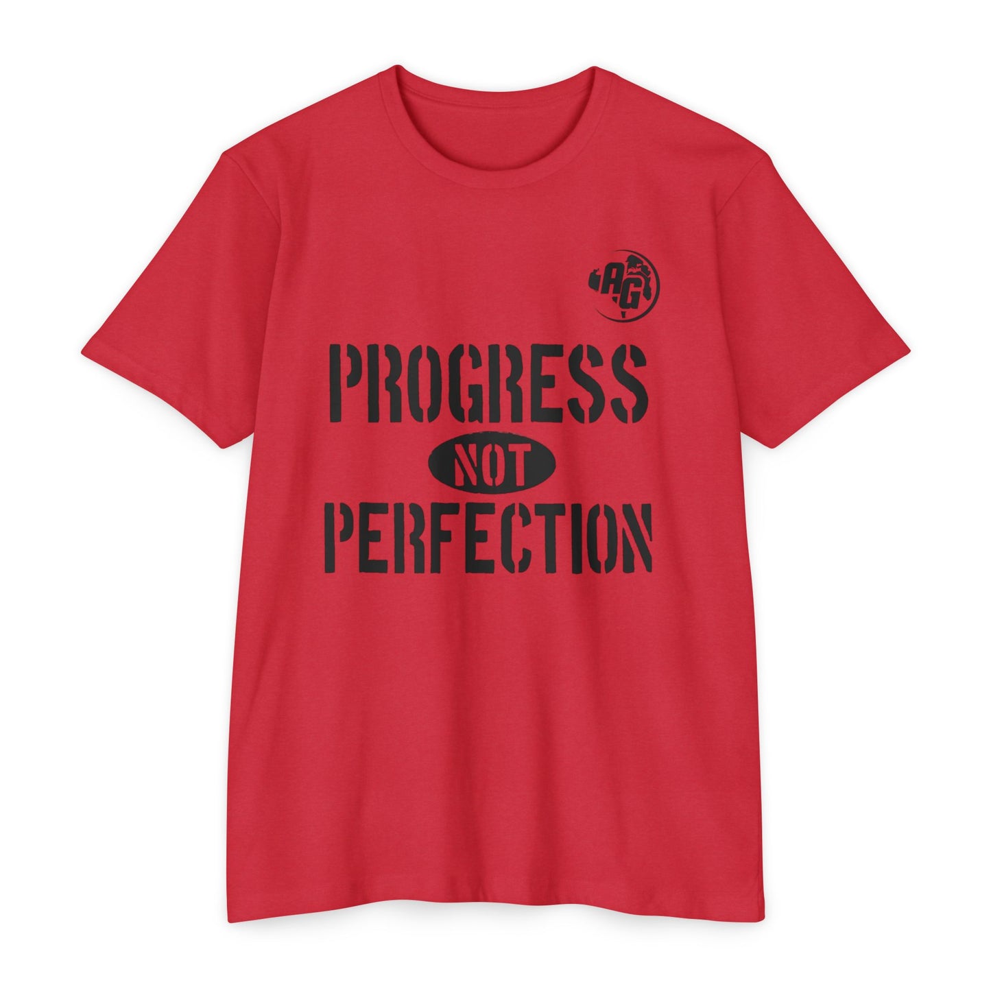 Camiseta para mujer "Progreso, no perfección"