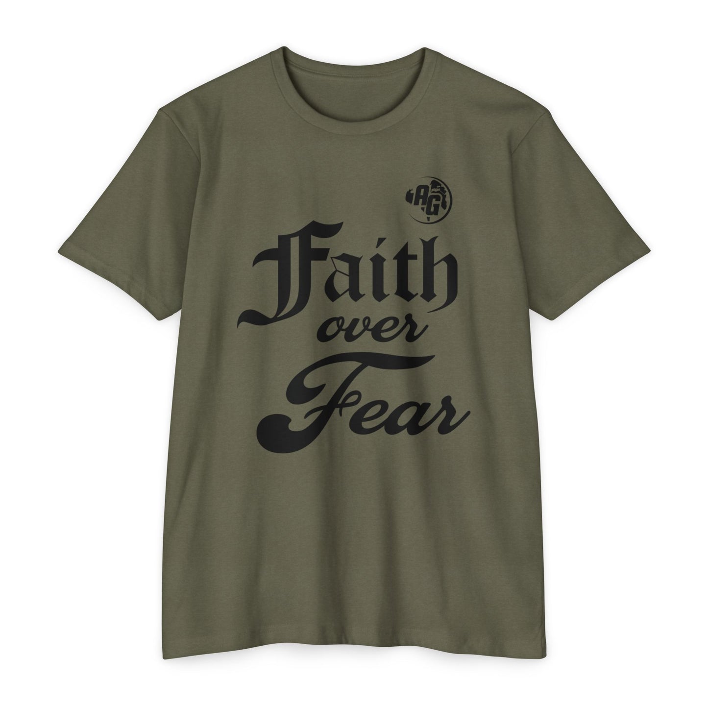 Camiseta para mujer "La fe sobre el miedo"