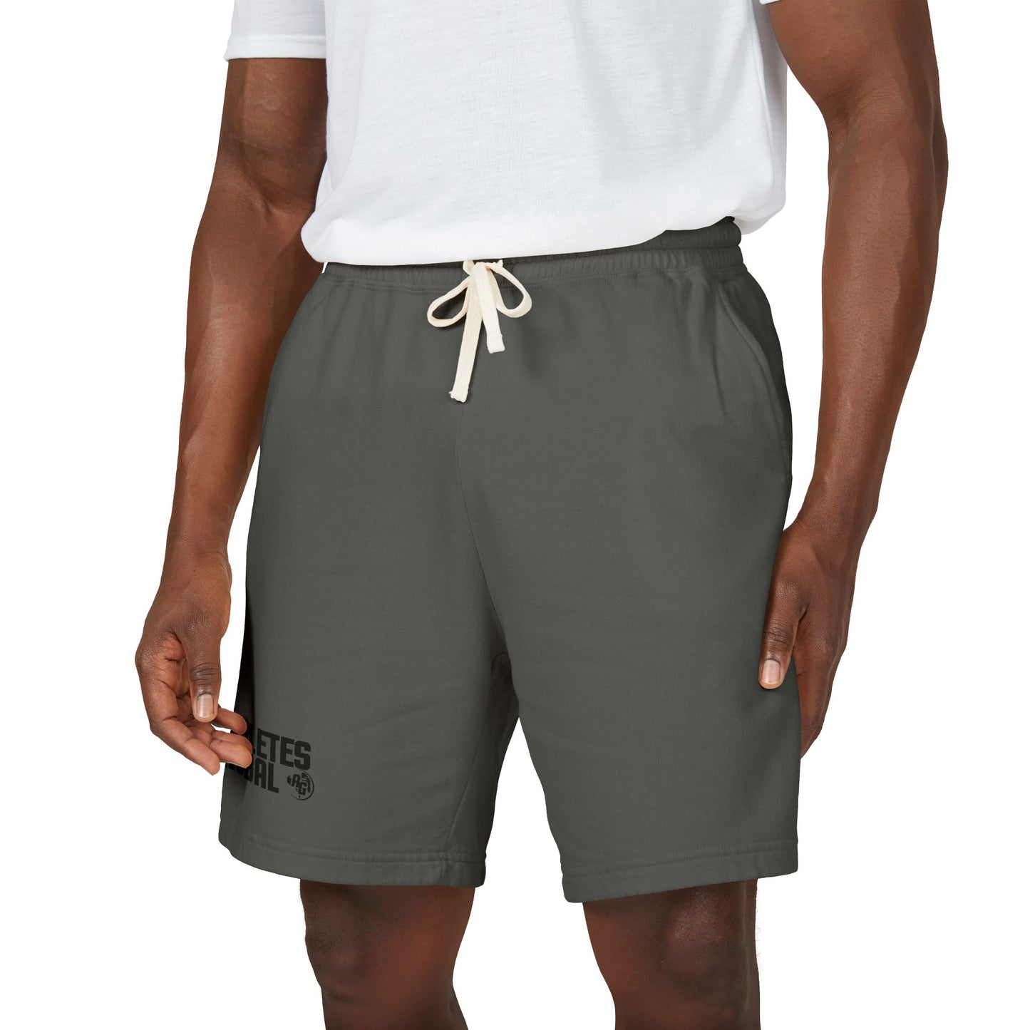 Athletes Global Fleece Sweat Shorts — Lightweight Garment-Dyed Athletic Lounge Shorts
