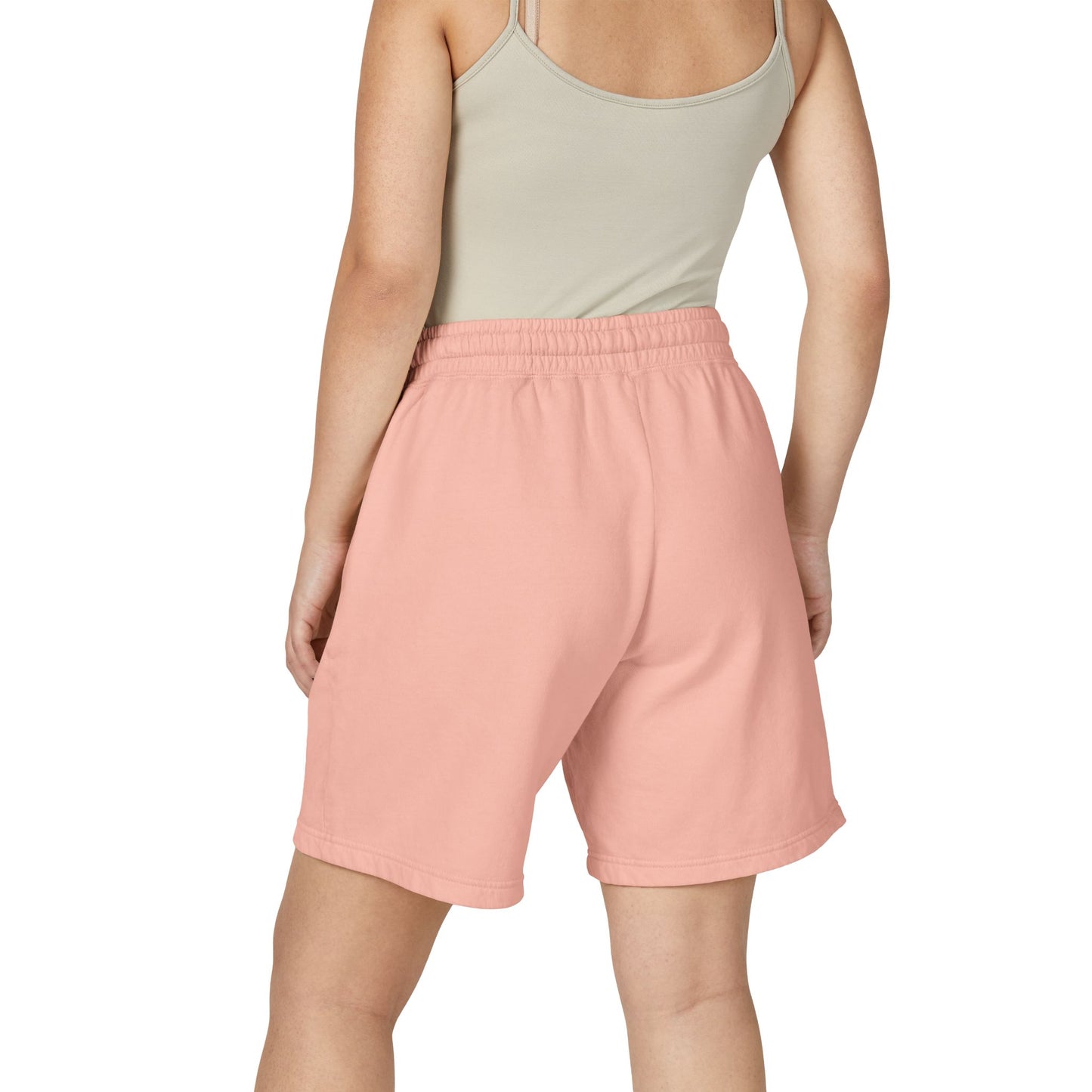 AG Fleece Sweat Shorts - White/Blue Logo