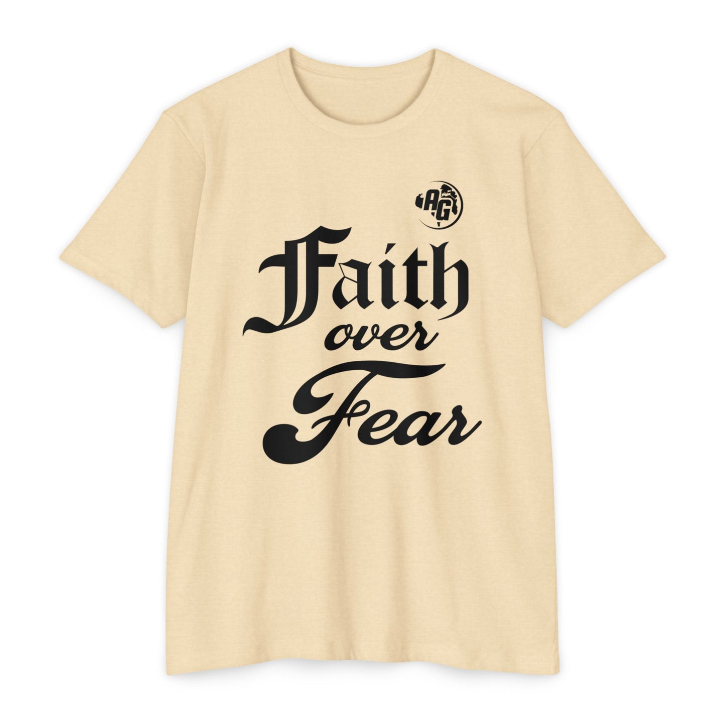 Camiseta para mujer "La fe sobre el miedo"
