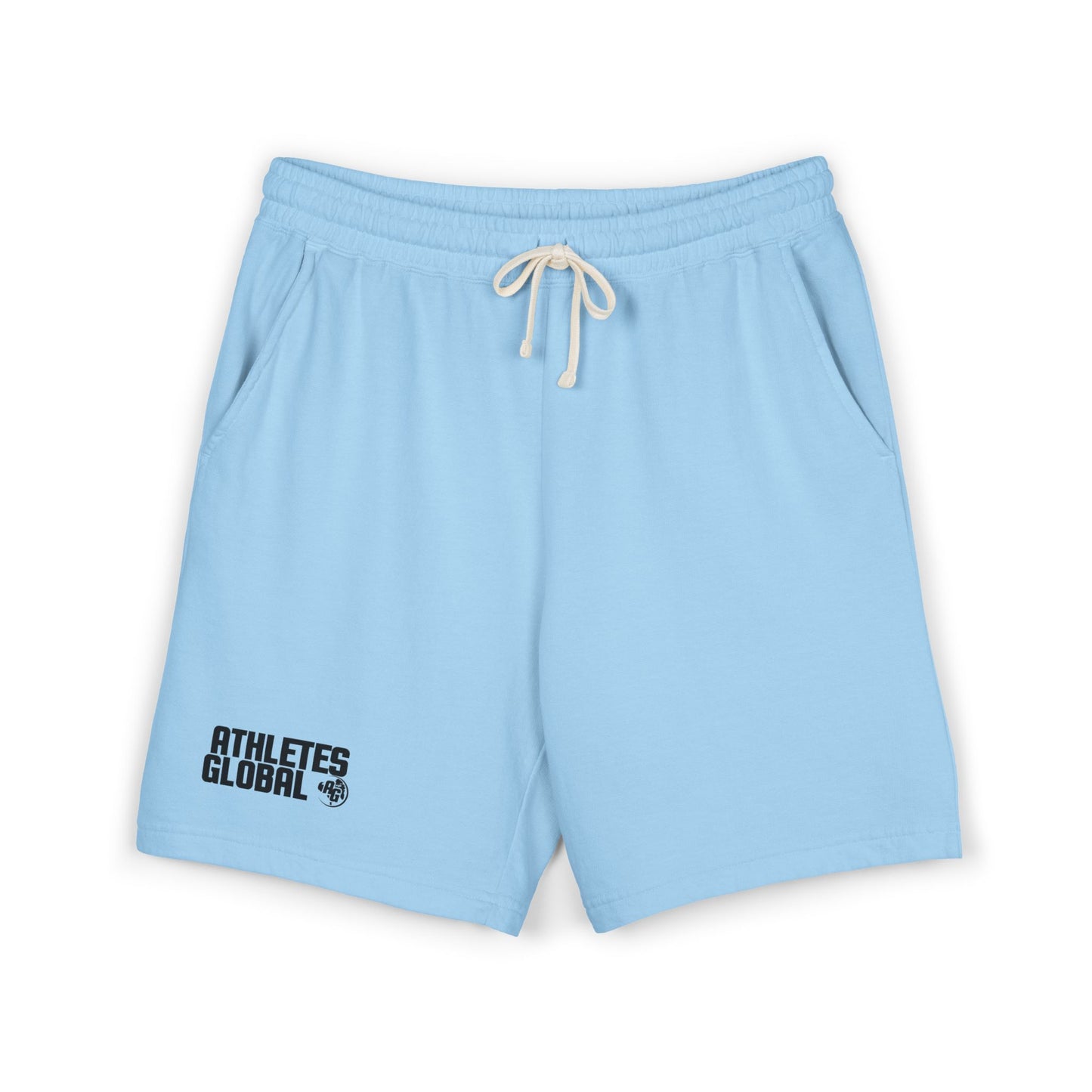 Athletes Global Fleece Sweat Shorts — Lightweight Garment-Dyed Athletic Lounge Shorts