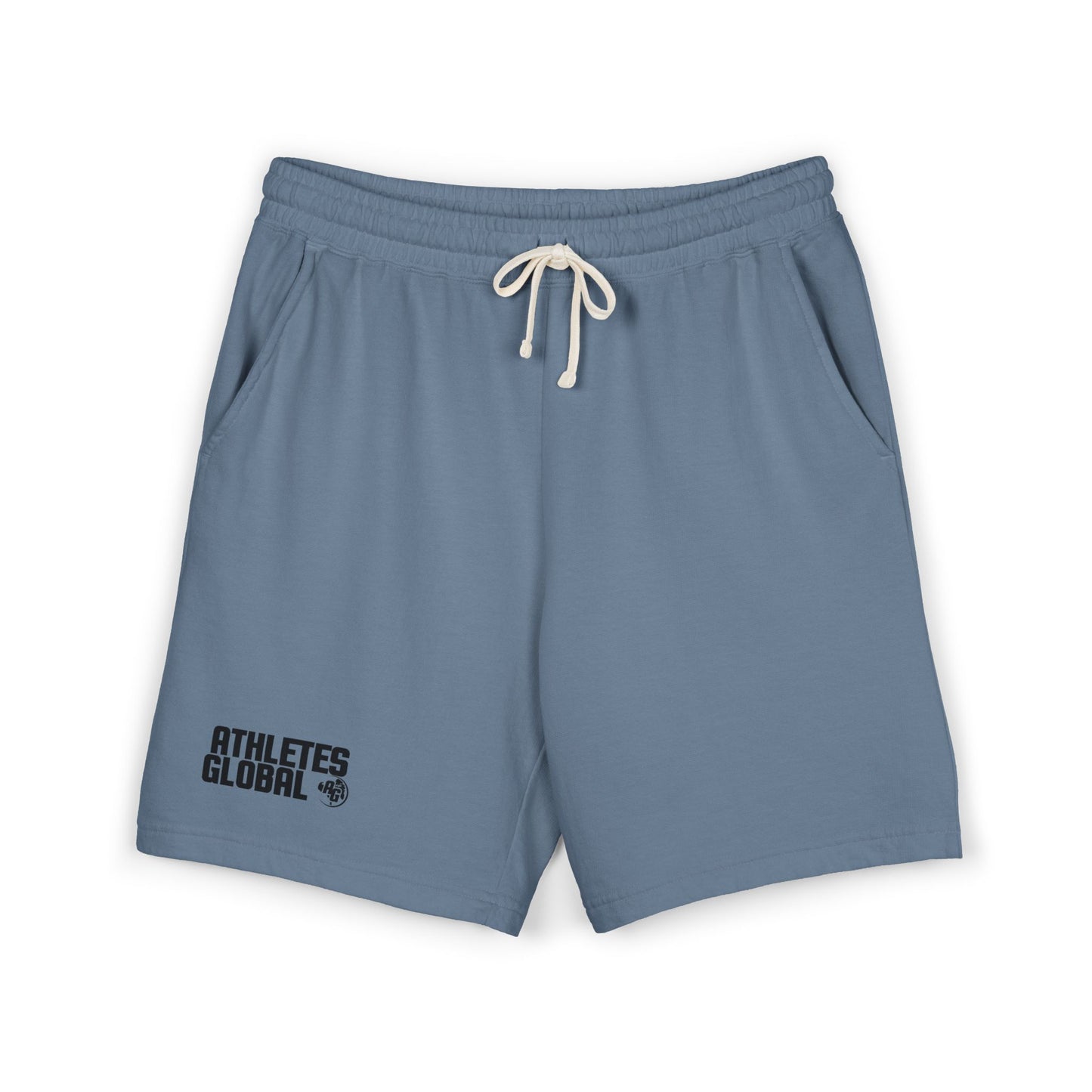 Athletes Global Fleece Sweat Shorts — Lightweight Garment-Dyed Athletic Lounge Shorts
