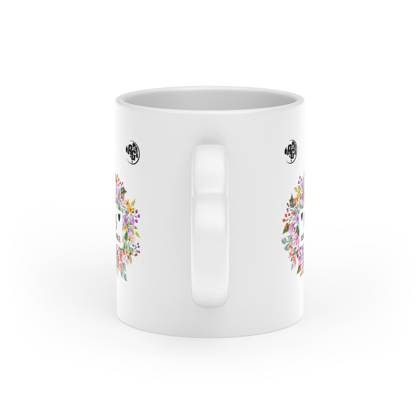 Floral Heart-Shaped Mother's Day Mug
