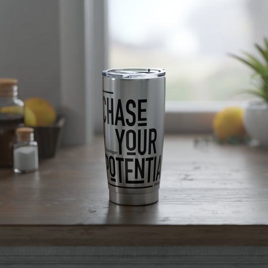 Tumbler — “Chase Your Potential” 20oz - Athletes Global Store