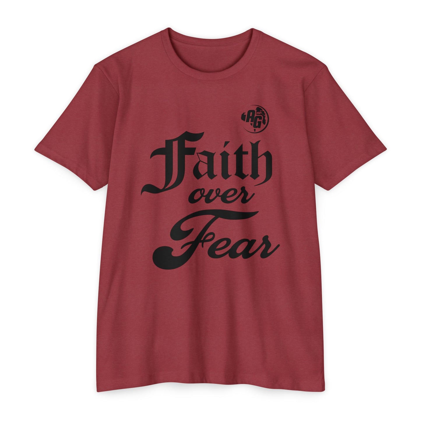 Camiseta para mujer "La fe sobre el miedo"