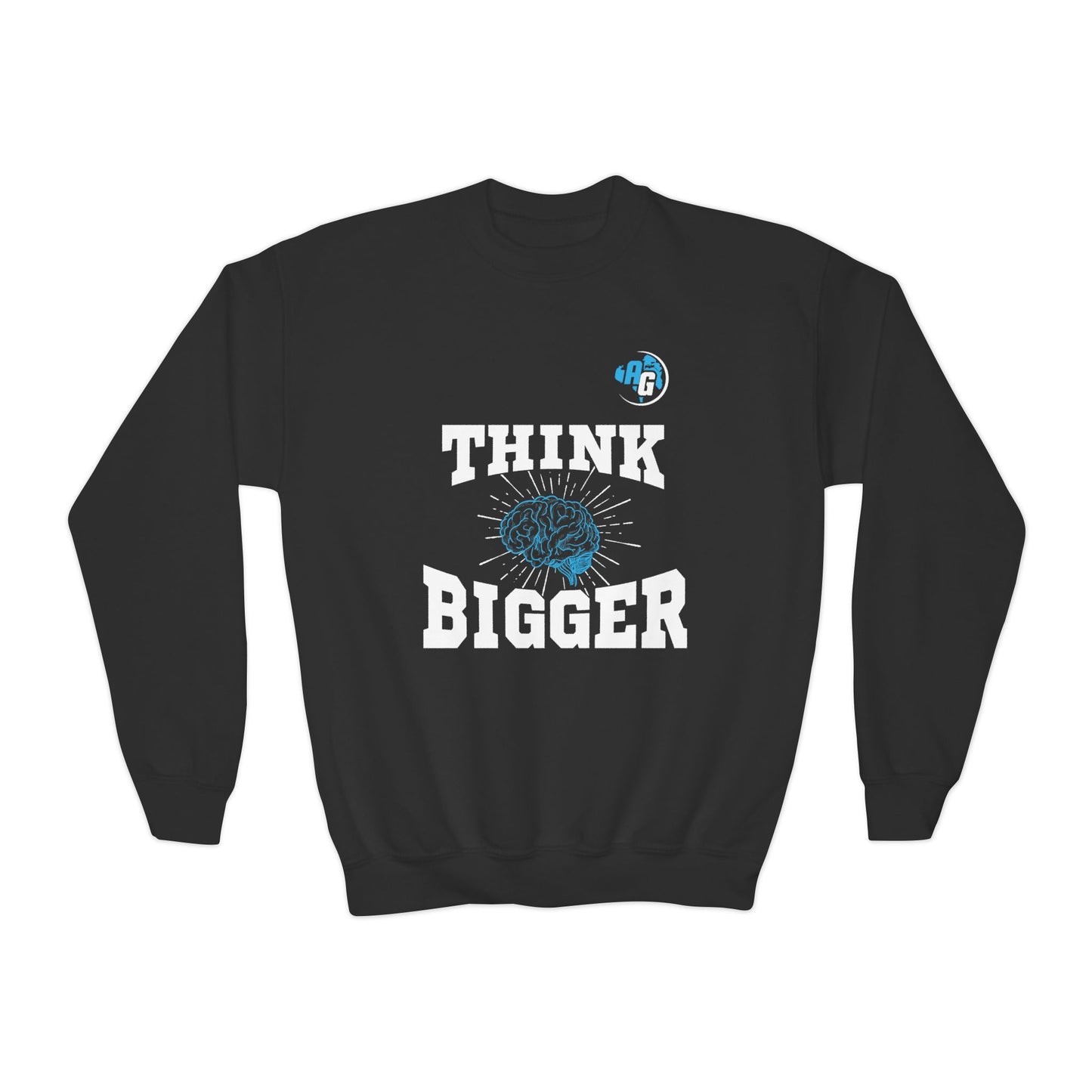 Sweat-shirt ras du cou « Youth Think Bigger » 