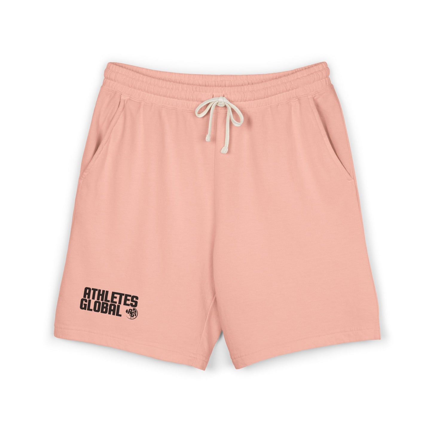 Athletes Global Fleece Sweat Shorts — Lightweight Garment-Dyed Athletic Lounge Shorts