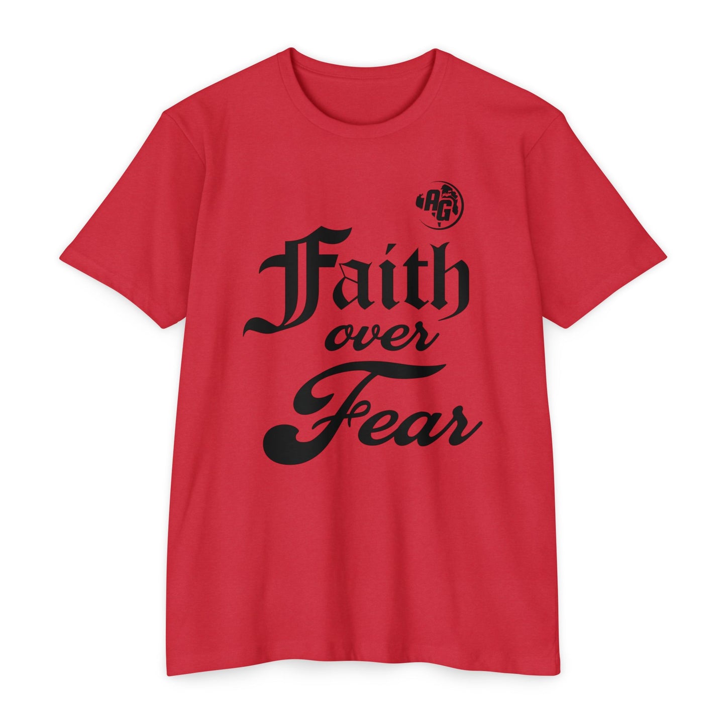 Camiseta para mujer "La fe sobre el miedo"