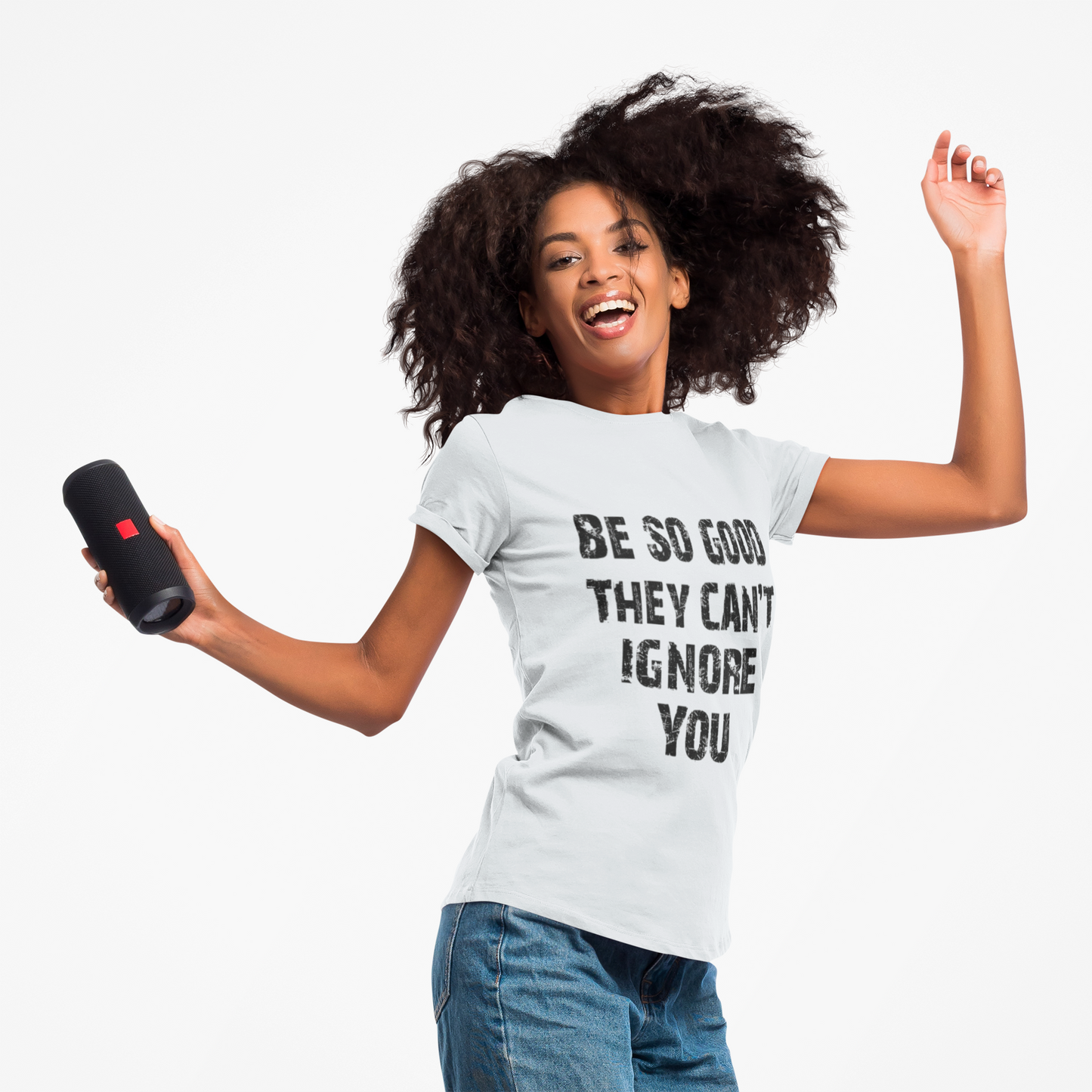 Camiseta para mujer "Sé tan buena"