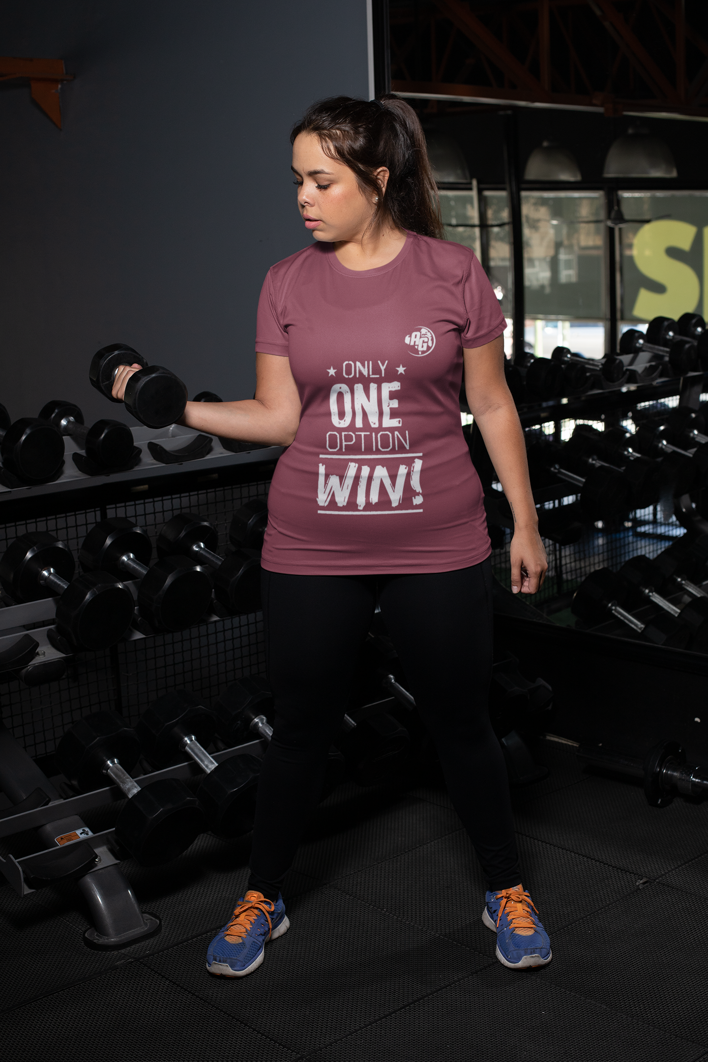 Camiseta para mujer "¡Solo una opción gana!"