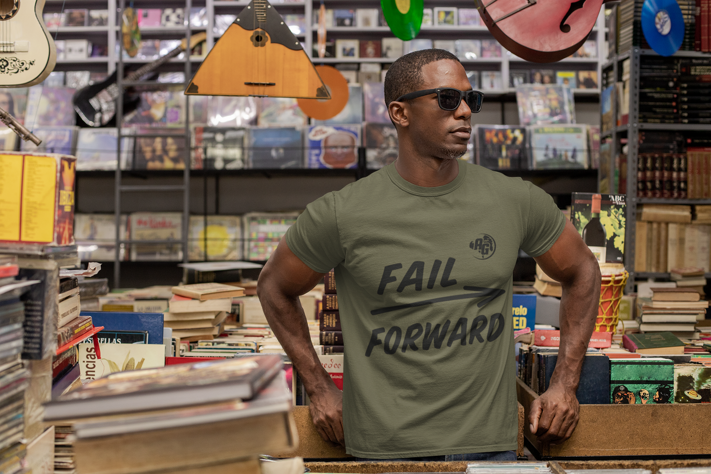 T-shirt homme « Fail Forward »