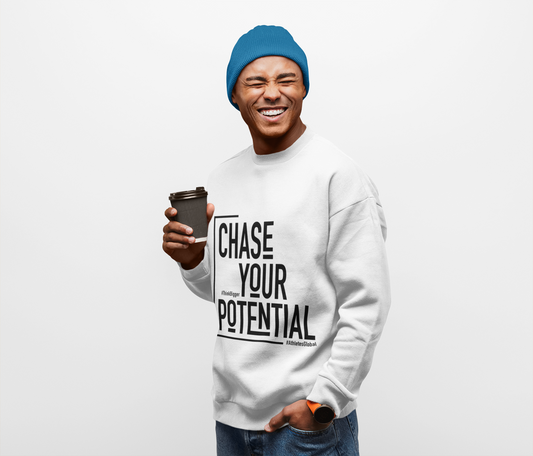 Men Chase Your Potential Crewneck Sweatshirt - Athletes Global Store