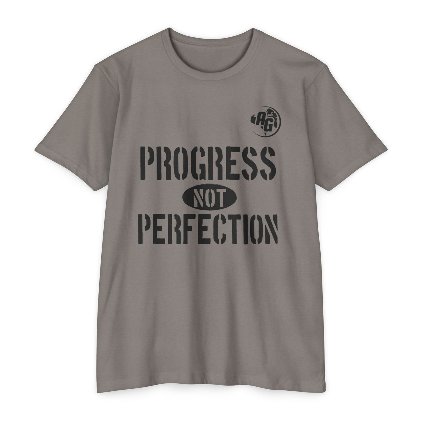 Camiseta para mujer "Progreso, no perfección"