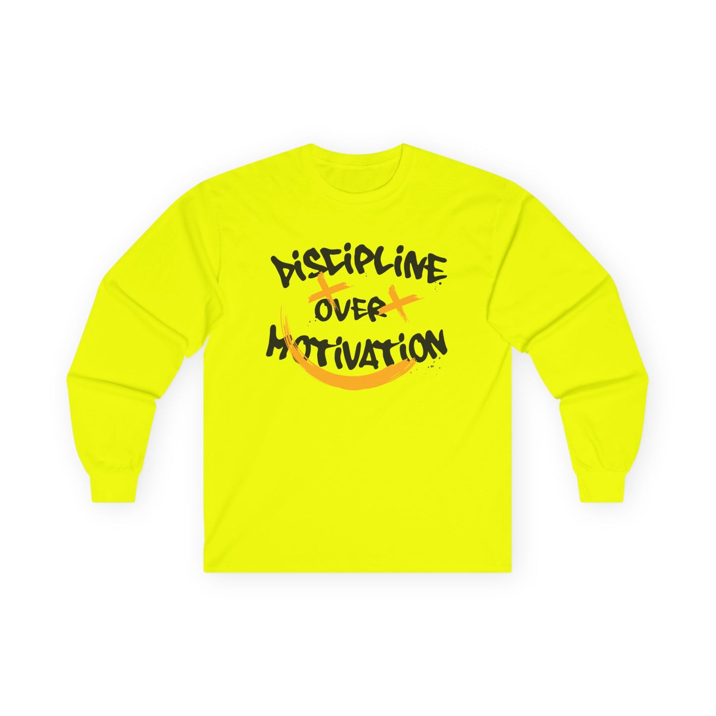 Long Sleeve Tee - Discipline Over Motivation
