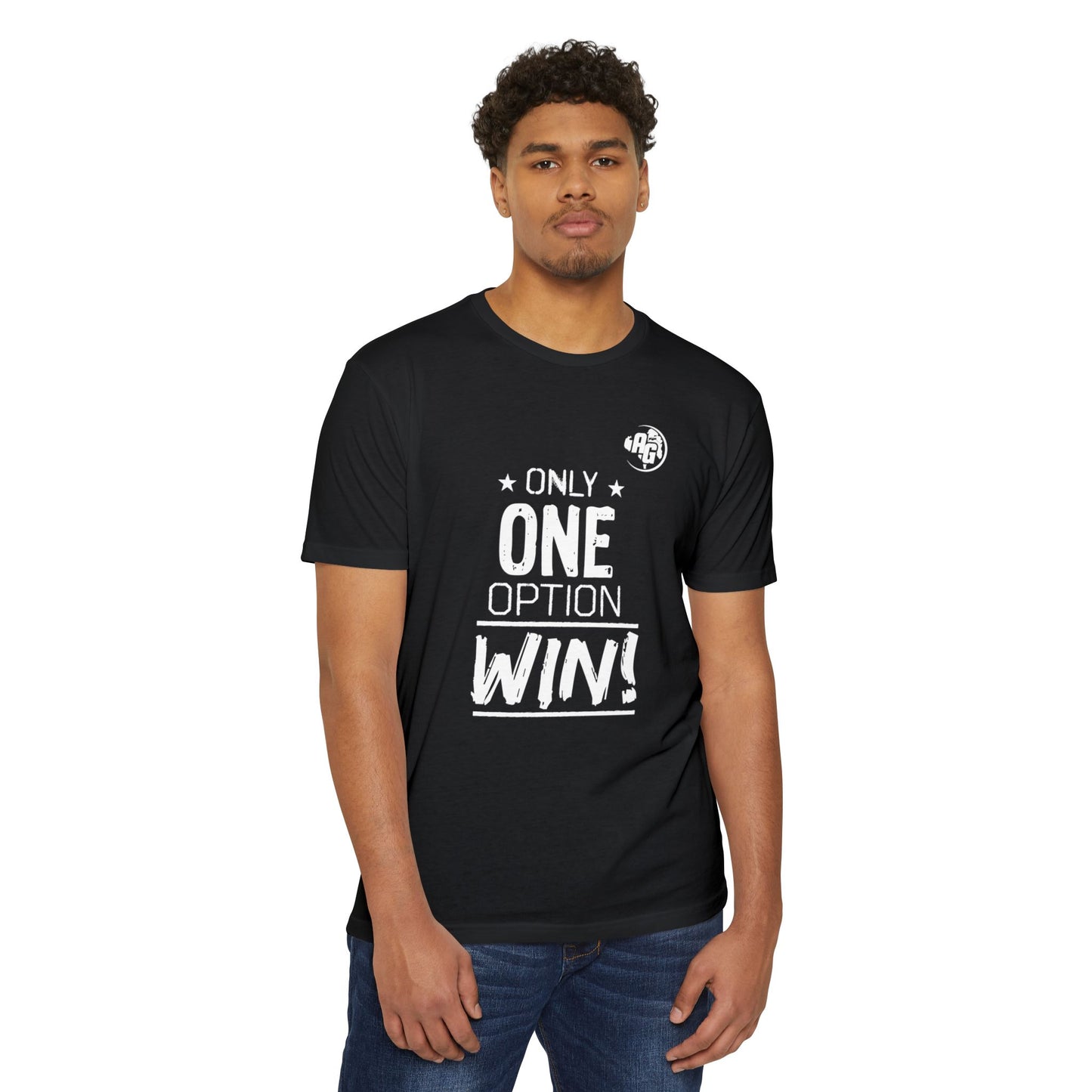 T-shirt « Hommes » : « Une seule option est gagnante ! »