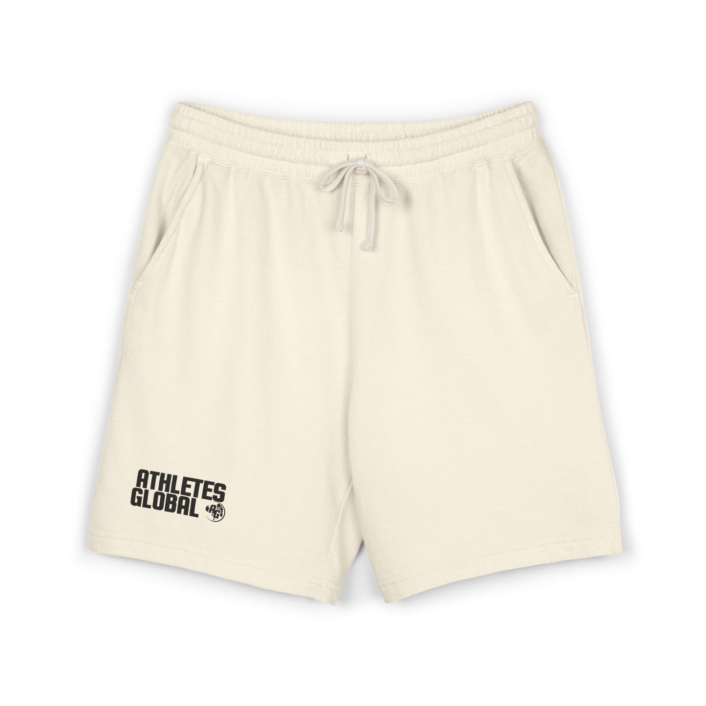 Athletes Global Fleece Sweat Shorts — Lightweight Garment-Dyed Athletic Lounge Shorts