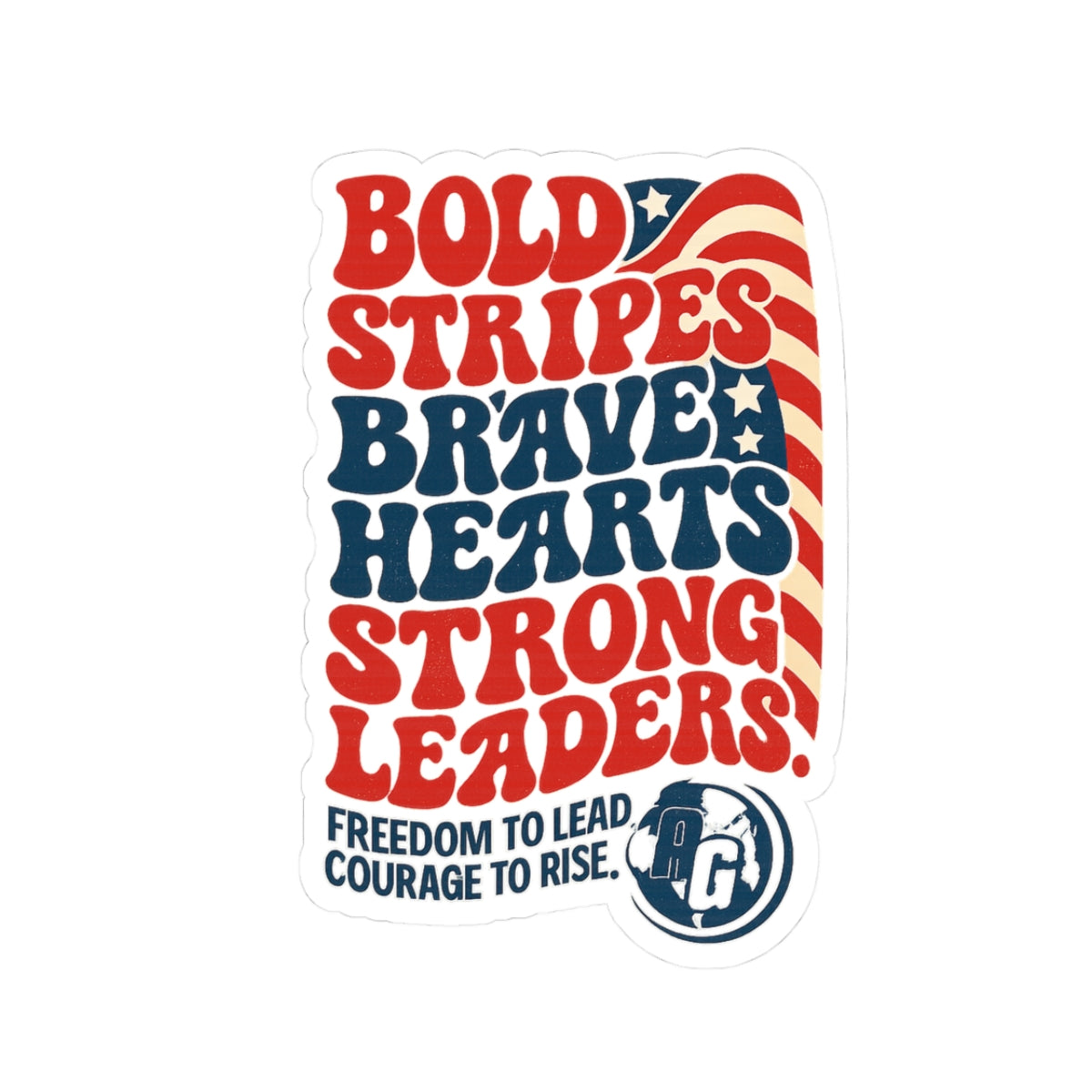 AGC Bold Stripes Sticker
