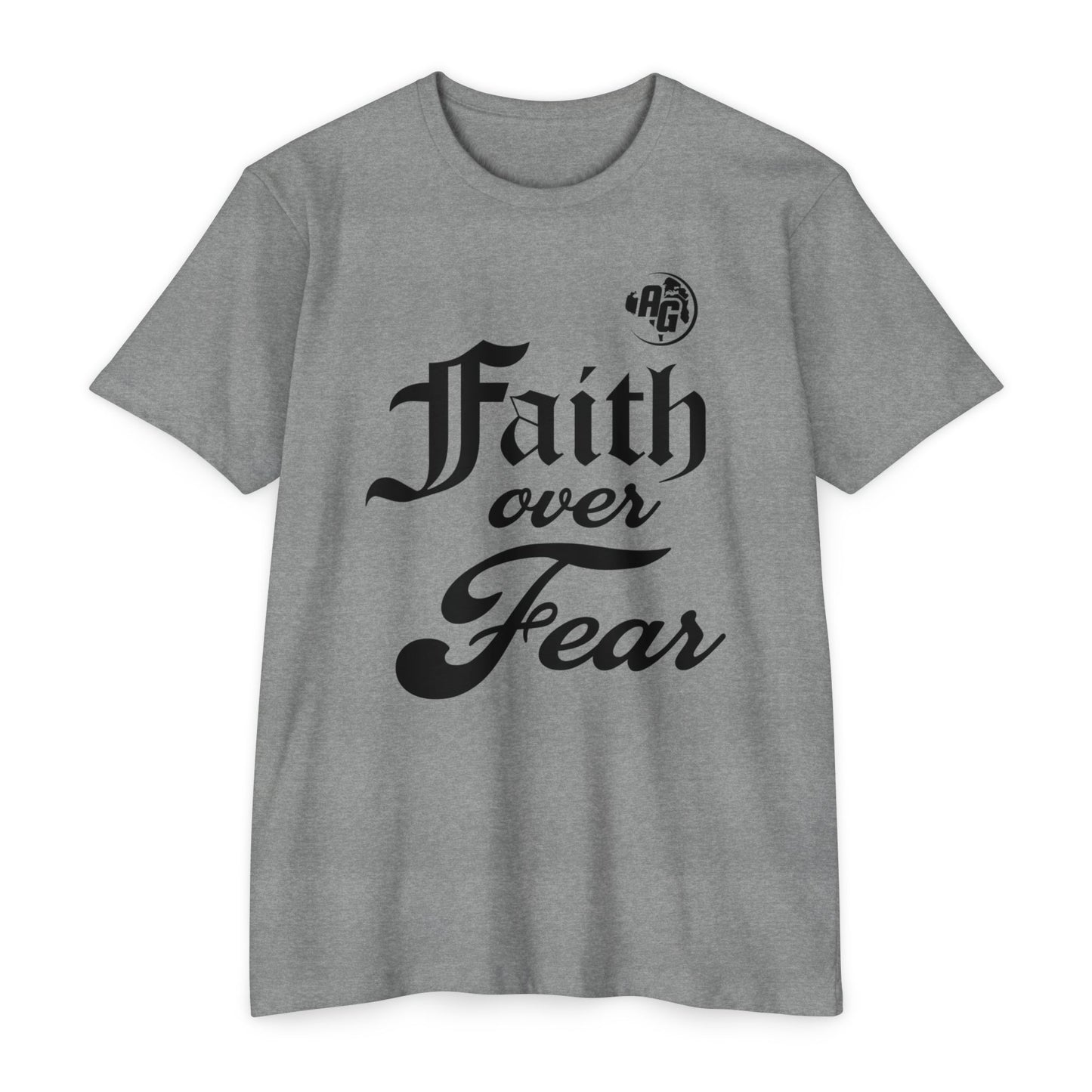 Camiseta para mujer "La fe sobre el miedo"