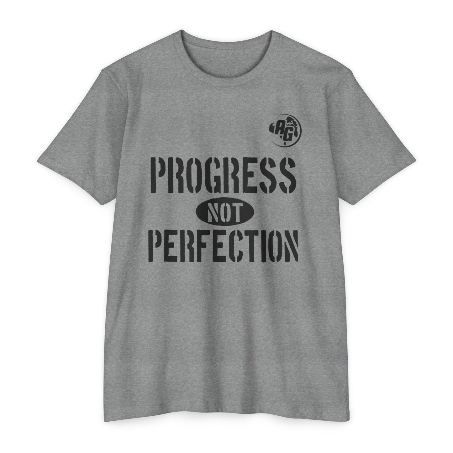 Camiseta para mujer "Progreso, no perfección"