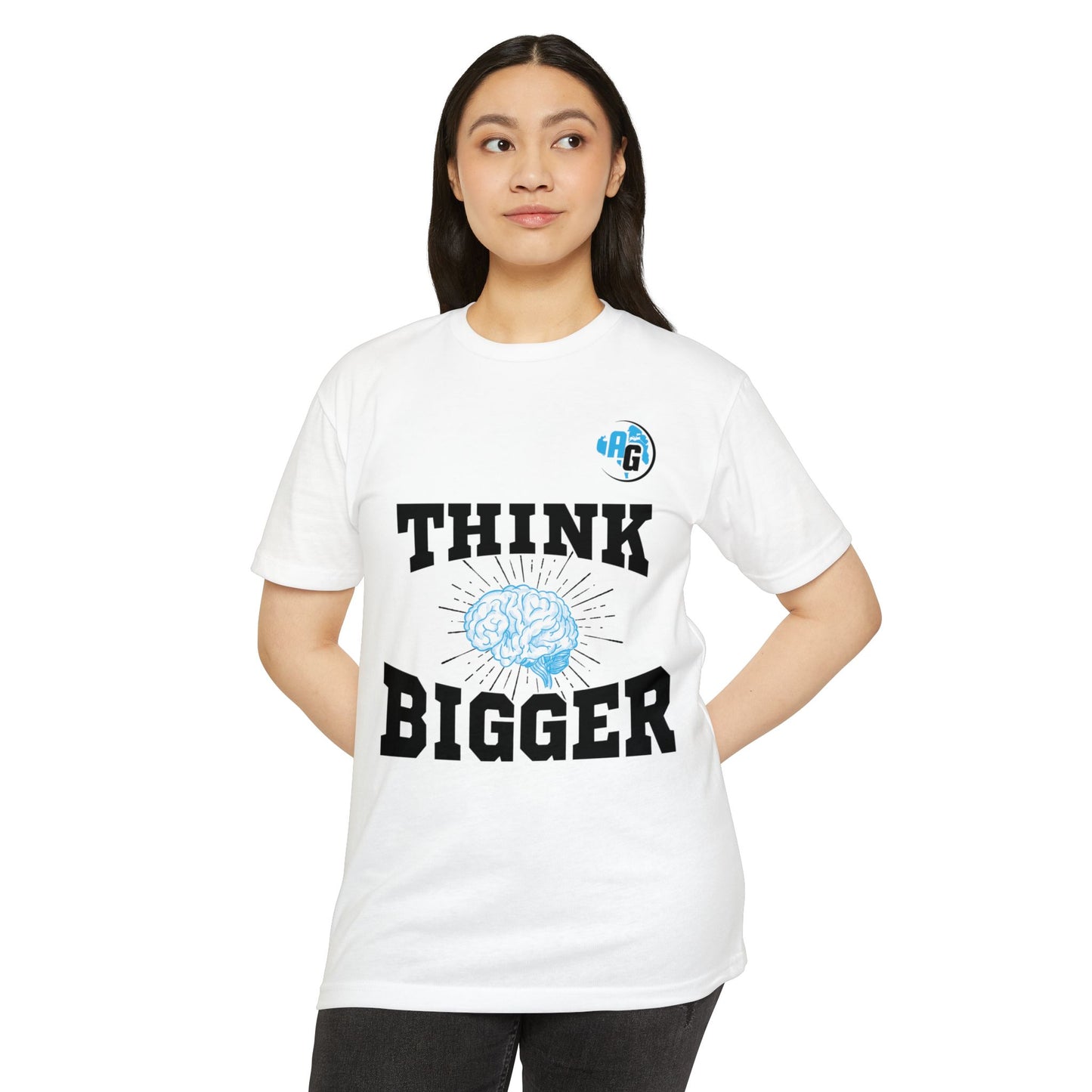 T-shirt femme « Pensez plus grand »